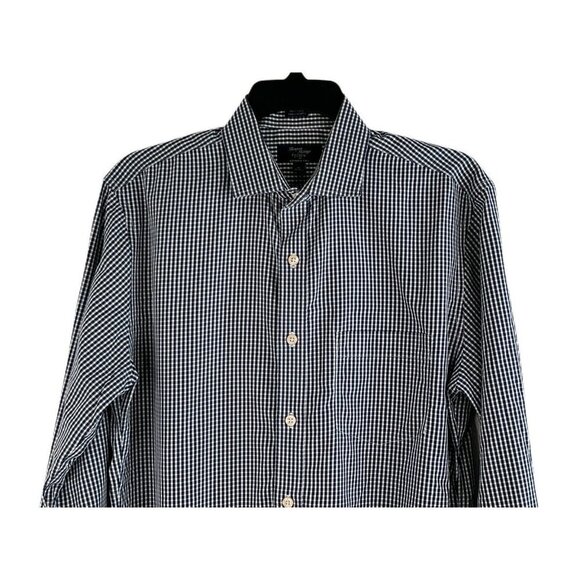 J. CREW Thompson Shirtings Mens 80's 2 Ply Long Sleeve Button Up Shirt Medium - Picture 2 of 6